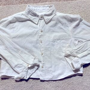Crop Button Up Universal Thread Shirts Size S